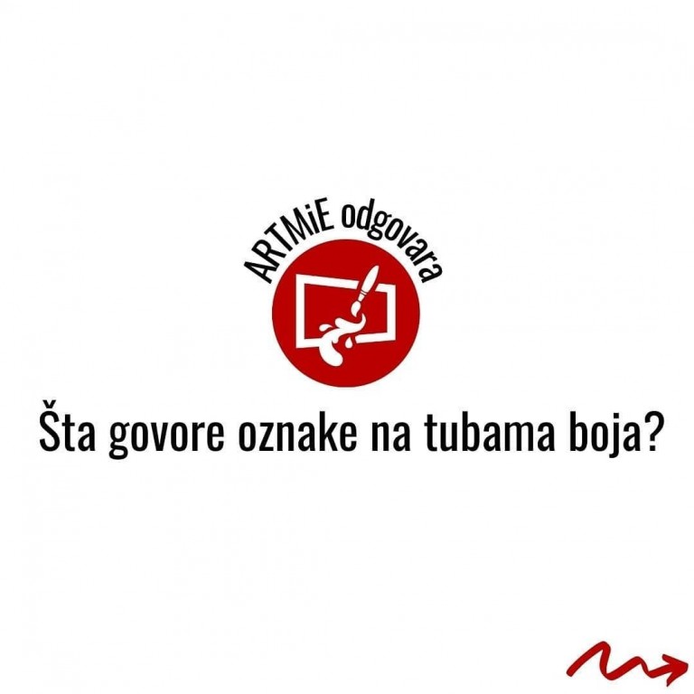 Šta govore oznake na tubama boja za slikanje?