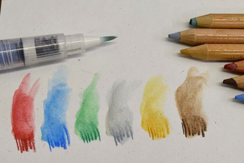 Drvene bojice s efektom vodenih boja - Akvarel bojice
