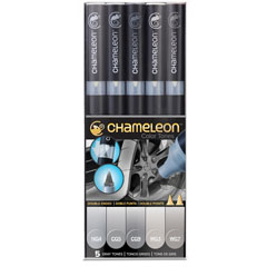 Set flomastera Chameleon 5 kom - Gray Tones