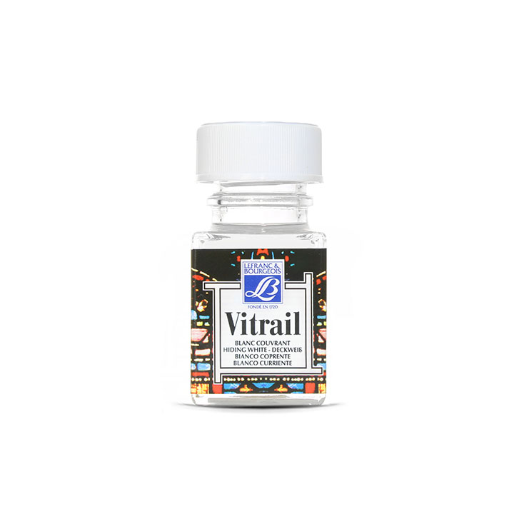 Boja za staklo VITRAIL 50 ml - Covering White