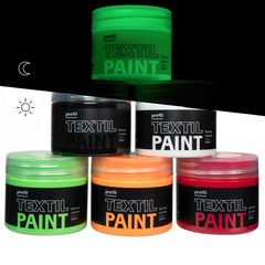Set boja za tamni tekstil Profil - Rebel 6 x 50 ml