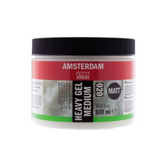 Mat gel medium 020 Amsterdam Heavy - 500 ml 