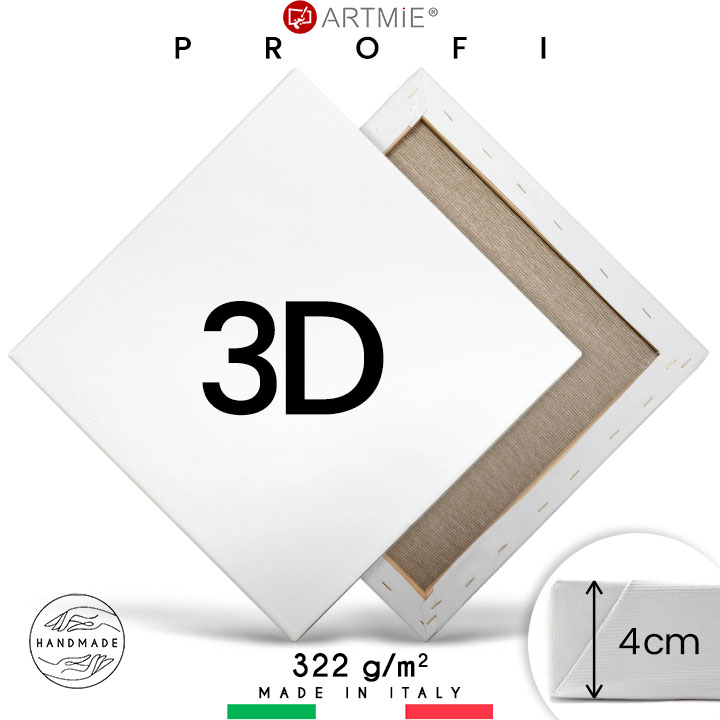 3D Slikarsko platno na ramu PROFI | izaberite dimenziju