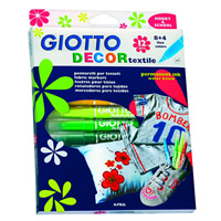 Flomasteri za tekstil GIOTTO DECOR textile/ 12 boja