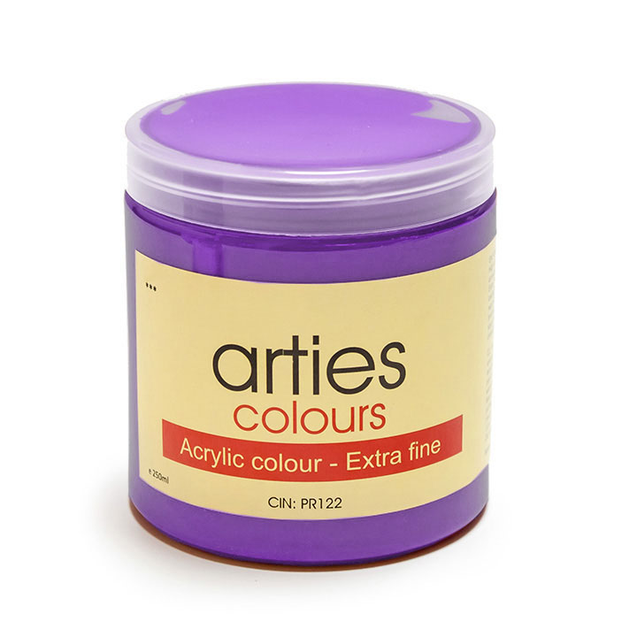 Akrilna boja Arties Colours 250 ml - Permanent Violet