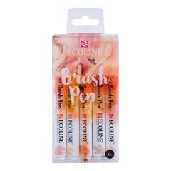 Akvarel olovke Ecoline Brush Pen Beige Pink | Set od 5 komada