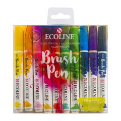 Akvarel olovke Ecoline Brush Pen Illustrator | Set od 10 komada