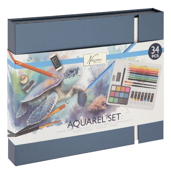 Akvarel Set Nassau 34 komada