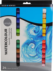 Daler- Rowney - akvarel set 24 x 12ml