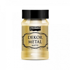 Dekorativna boja Pentart 100 ml mat metalik | različite boje