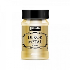 Dekorativna boja Pentart 100 ml mat metalik