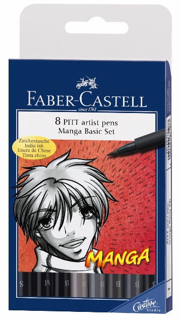 Flomasteri Art Pen PITT Manga set