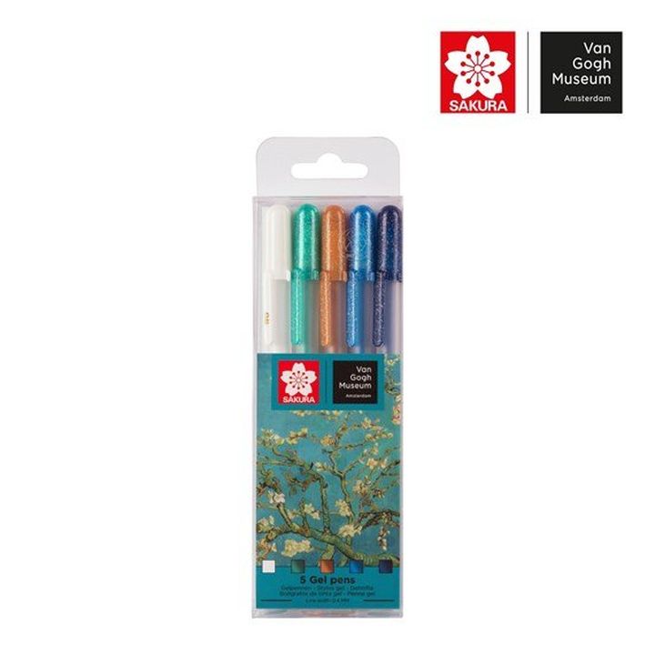 Gel olovke Sakura Gelly Roll - Van Gogh Museum - 5 kom