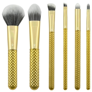 Set kozmetičkih četkica Metallic Gold