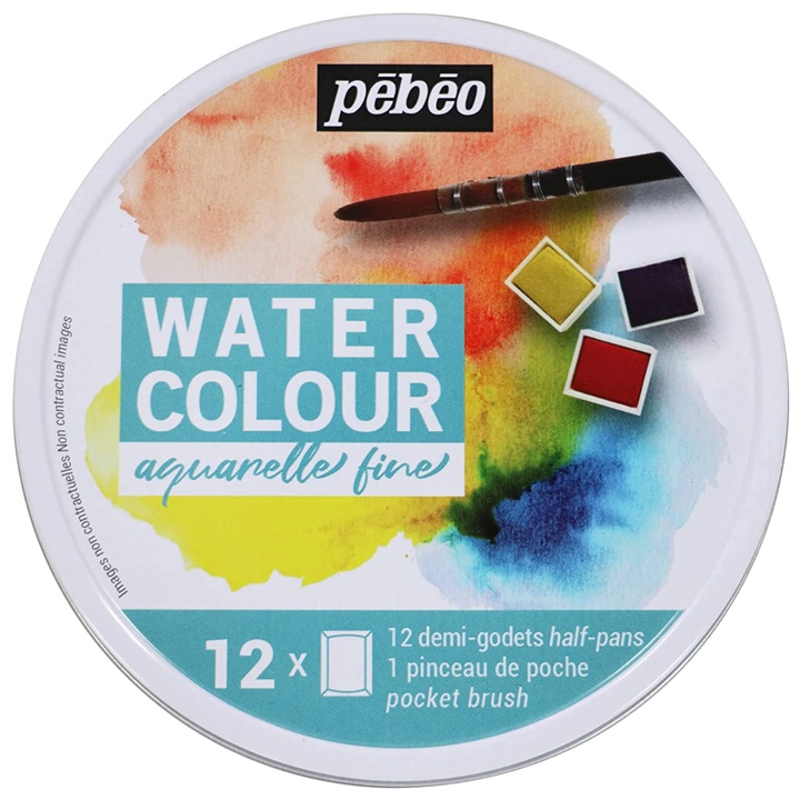 Set akvarel boja Pebeo u metalnoj kutiji - izaberi set