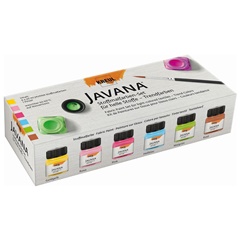 Set boja za svetli tekstil JAVANA Basic Colors 6x20 ml