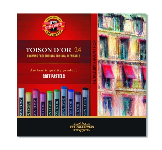 Set suvih pastela TOISON D OR - 24-delni