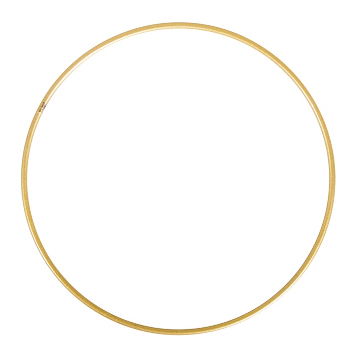 Zlatni metalni krug za završnu obradu 1 kom - izaberi veličinu